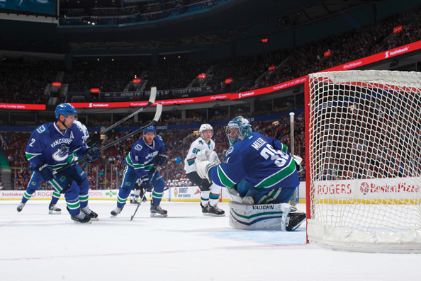 The Vancouver Canucks were blanked 4-0 by the San Jose Sharks in a pre-season September game on the newly minted ice surface at Rogers Arena.  